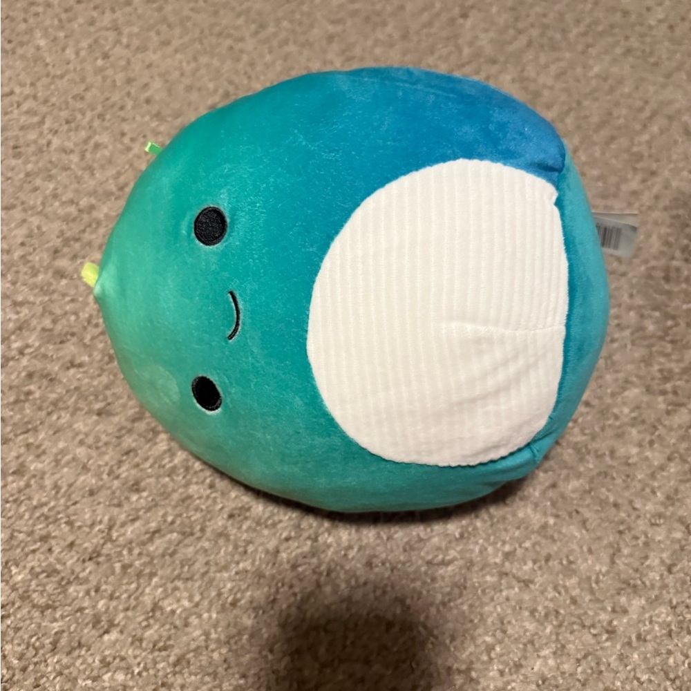 Squishmallows Turquoise Plush with White Tag
